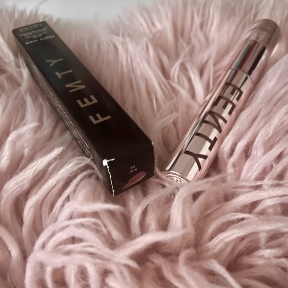 NEW Fenty Beauty Fenty Icon Velvet Matte RiRi Pink Liquid Lipstick Full Size - Picture 3 of 14